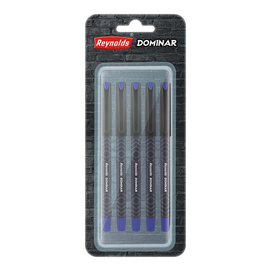 Reynolds Dominar Blister Blue Ball Pen Pack of 5