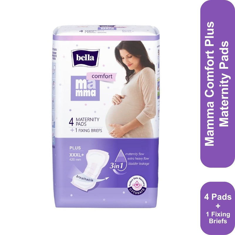 Bella Mamma Comfort Plus Maternity Pads (4 + 1) Fixing Briefs