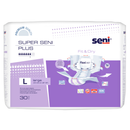 Seni Super Plus Breathable Adult Diapers - Large (30 Pieces)