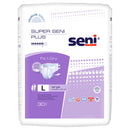 Seni Super Plus Breathable Adult Diapers - Large (30 Pieces)