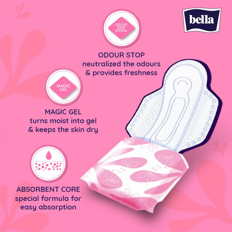 Bella Classic Comfort Maxi Drai Sanitary Napkins 20 Pcs (Pack of 3)