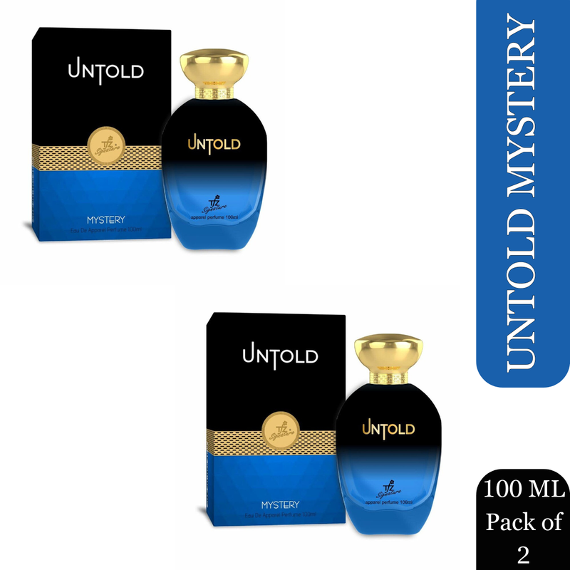 TFZ Signture Untold Mystery Eau De Apparel Perfume 100ml Each (Pack of 2)