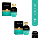 TFZ Signature Untold Secret Eau De Apparel Perfume 100ml Each (Packof 2)