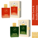 TFZ Signature Sheer Love and Soulful Green Luxury French Perfume 100ml Each (Pack of 2)