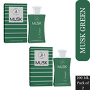 TFZ Signature Musk Green Eau De Apparel Perfume 100ml Each (Pack of 2)