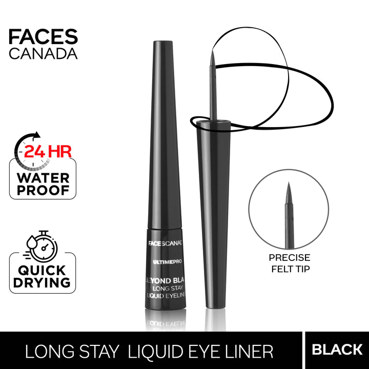 Faces Canada Matte Play Eyeliner - Black: 2.5 ml