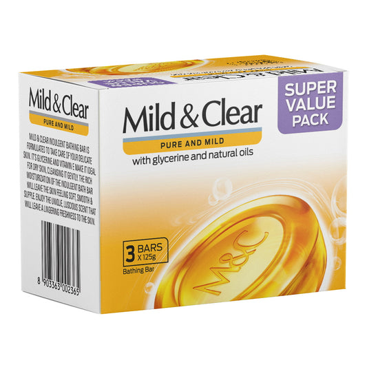 Mild & Clear Soap With Glycerine & Natural Oils