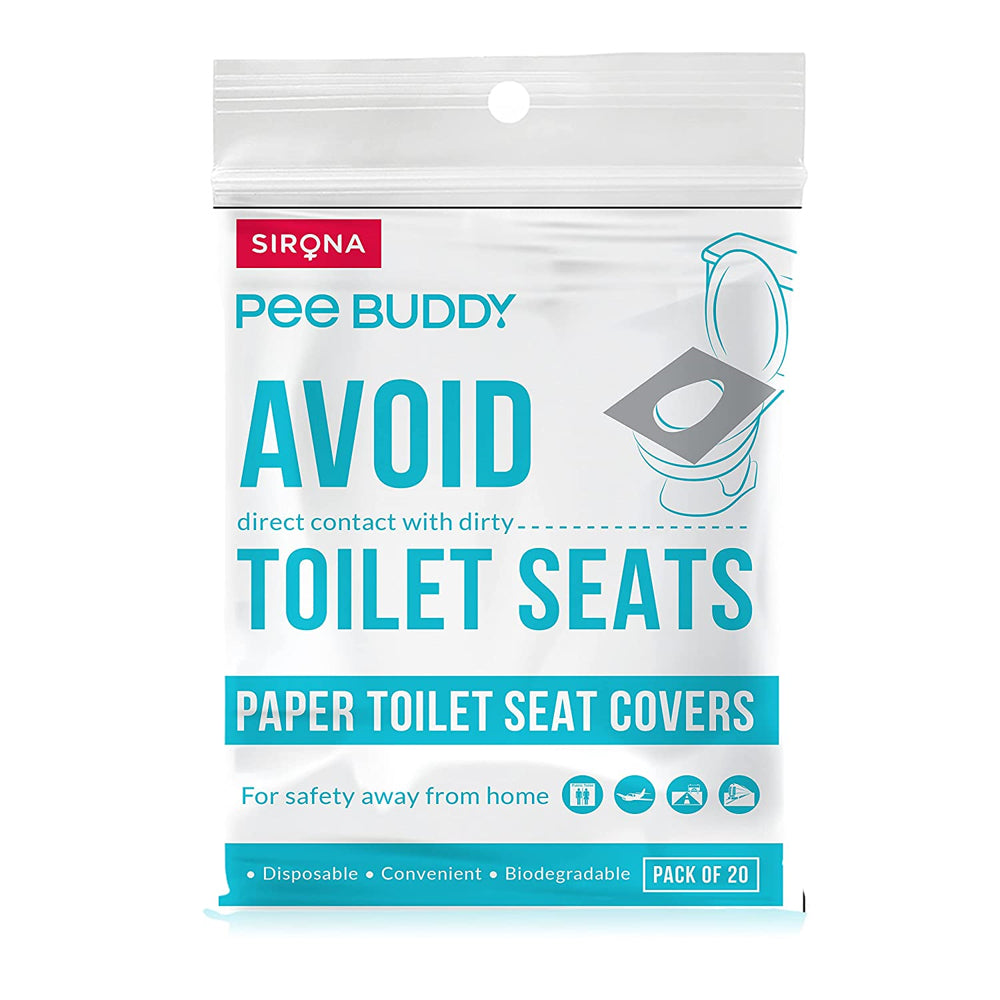 Sirona Pee Buddy Paper Toilet Seats 20 Units