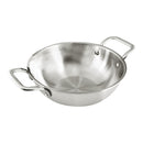 Reev Triply Stainless Steel Kadai With Handle 1.6 Litres