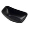 Dinewell Melamine Slanted Large Serving Bowl - Matte Black 650 ml