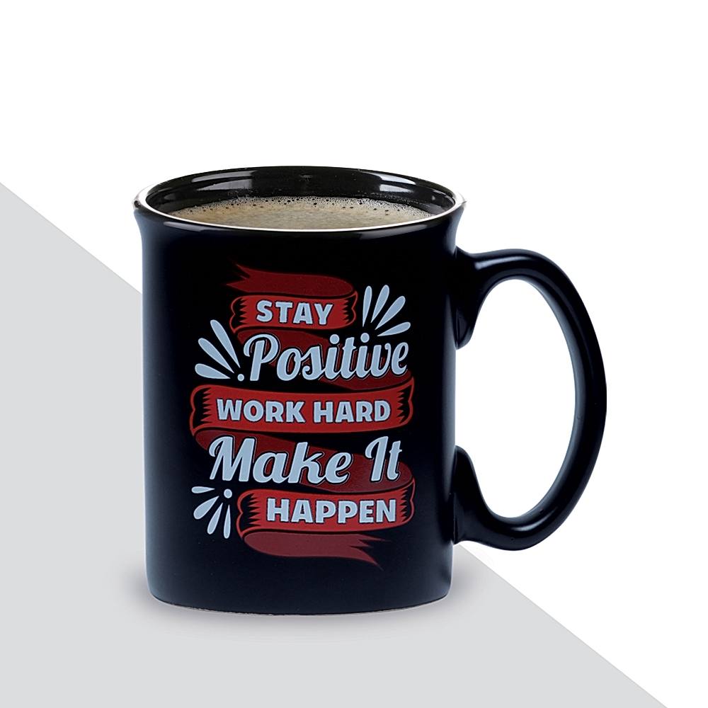 Archies Stay Positive Quotation Coffee Mug - 380 ml 1 Unit