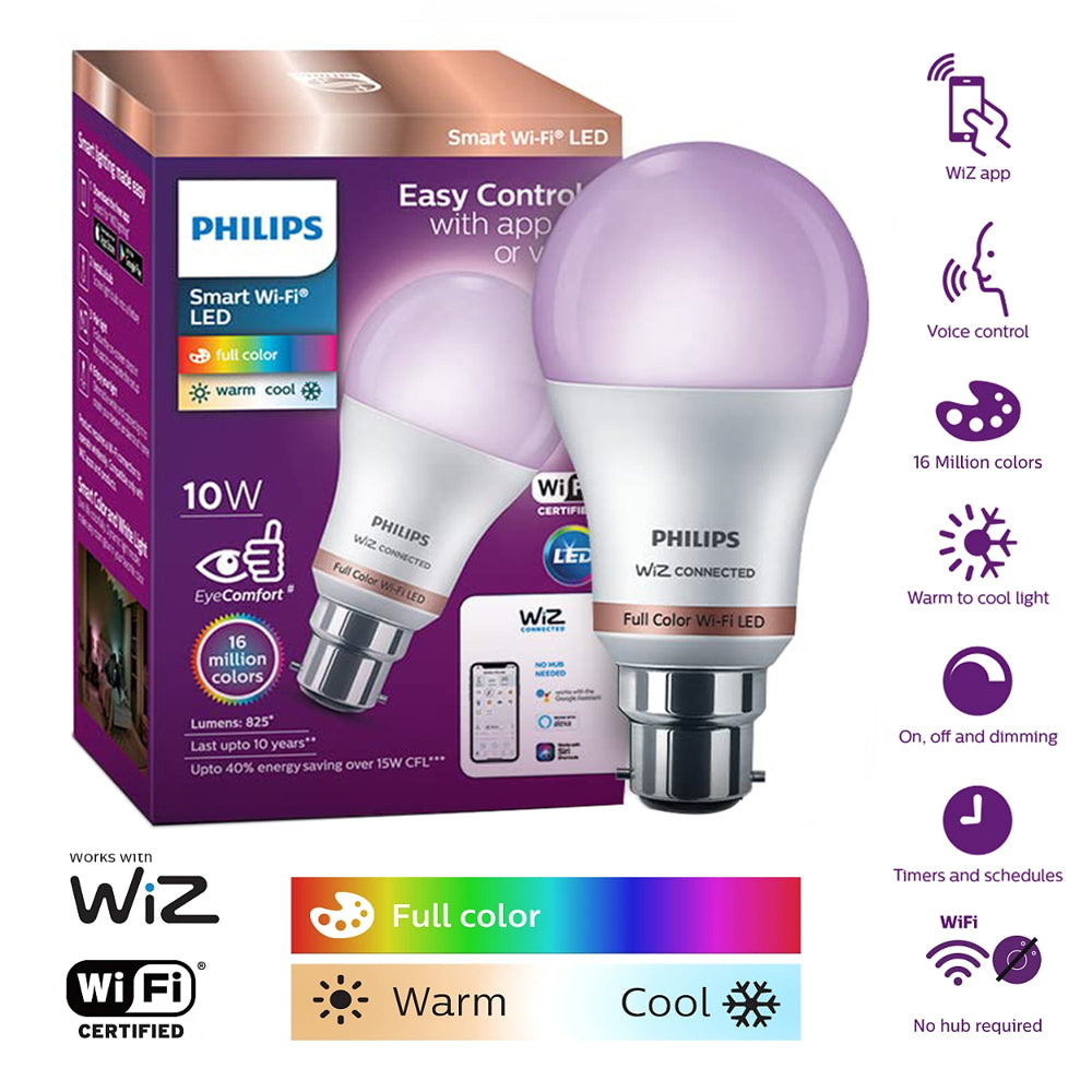 Philips LED Wi-Fi Bulb B22 10 W