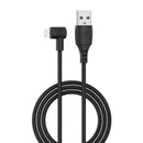 Portronics Konnect HD Braided Lighting Cable (1.2 Metres) - Black 1 Unit