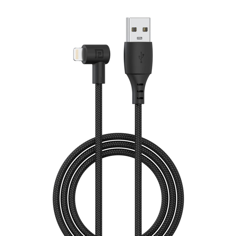 Portronics Konnect HD Braided Lighting Cable (1.2 Metres) - Black 1 Unit