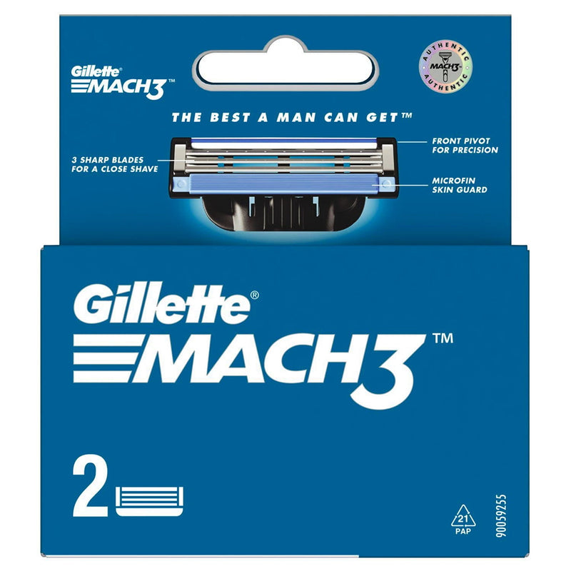 Gillette Mach 3 - 2 Cartridges