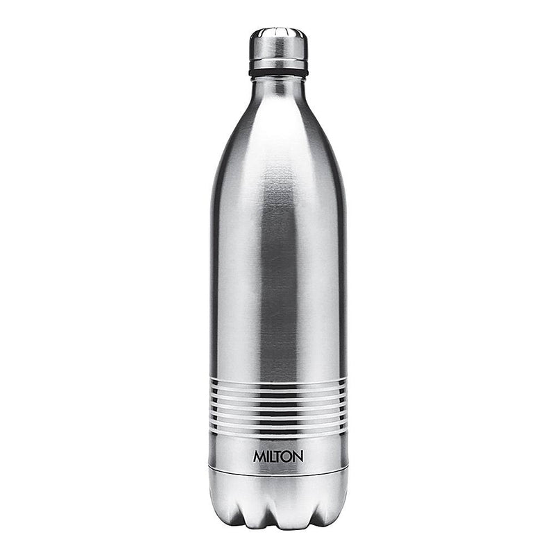 Milton Thermosteel Duo Deluxe Bottle (Silver) - 1 L 1 Unit