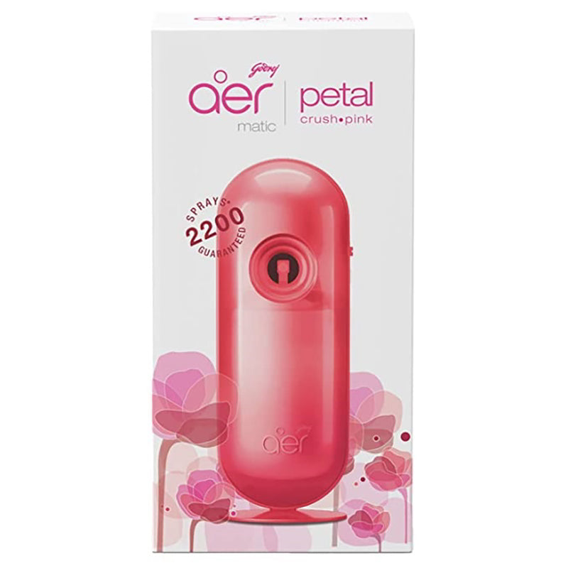 Godrej Aer Matic Automatic Air Freshener - Petal Crush Pink 1 Unit