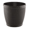 Rajesh Heritage Plastic Planter Pot - Black 1 Unit