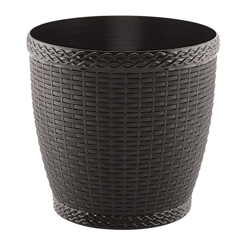 Rajesh Heritage Plastic Planter Pot - Black 1 Unit