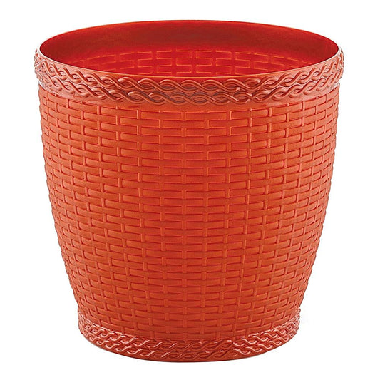 Rajesh Heritage Plastic Planter Pot - Brown 1 Unit