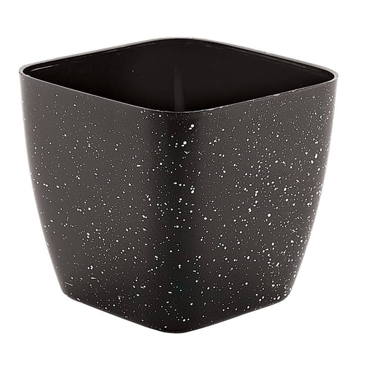 Rajesh Sterling Plastic Planter Pot (02) - Black 1 Unit