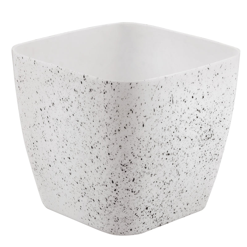 Rajesh Sterling Plastic Planter Pot (03) - White 1 Unit