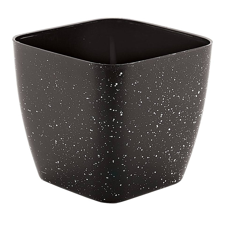 Rajesh Sterling Plastic Planter Pot (03) - Black 1 Unit