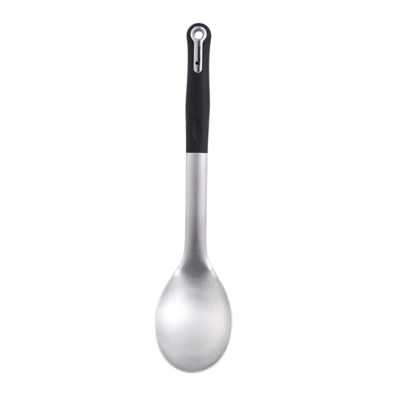 Bergner Master Pro Stainless Steel Spoon With Black Handle 1 Unit