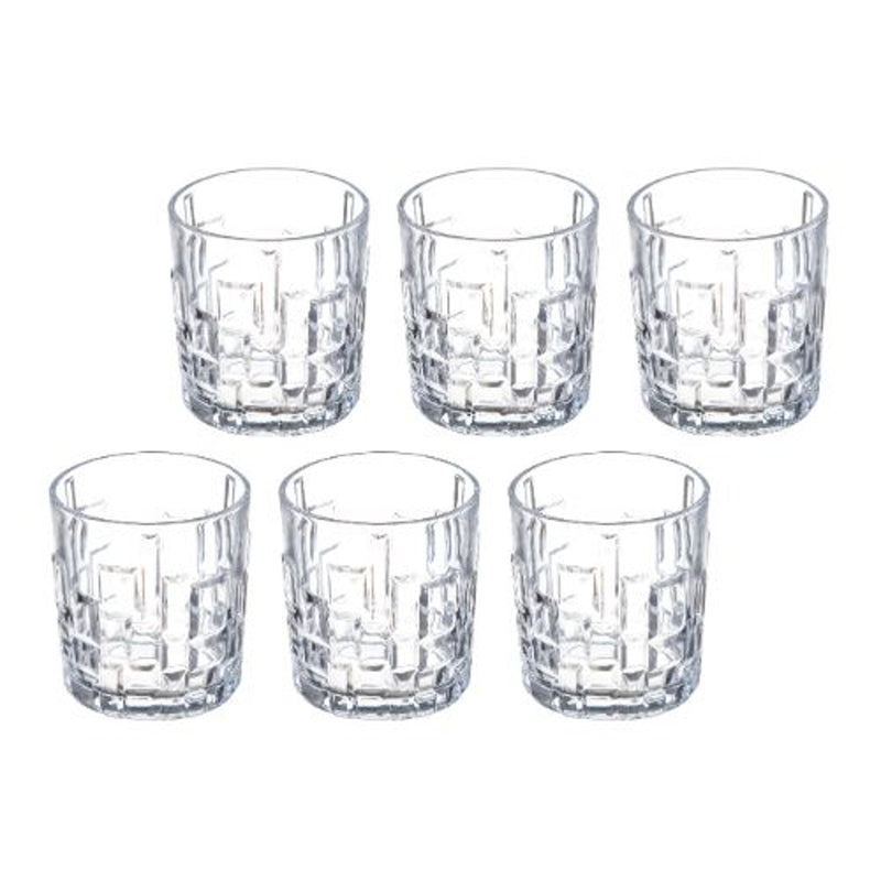 Sanjeev Kapoor Cairo Whiskey Glass Set - 330 ml 6 Piece