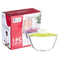 Sanjeev Kapoor Kingston Borosilicate Mixing Bowl with Green Lid 500 ml