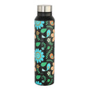 Nelcon Stainless Steel UV Printed & 3D Birds & Flower Water Bottle 1 Litre