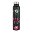 Nelcon Stainless Steel UV Printed & 3DFlowers & Leaf Water Bottle 1 Litre