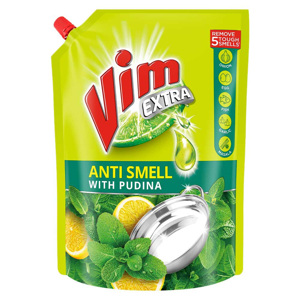 Vim Extra Anti Smell With Pudina Liquid Dishwash 2 Litre