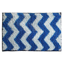 Athom Living Micro Printed Bath Mat (12) - 38 X 58cm Blue