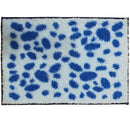 Athom Living Micro Printed Bath Mat (22) - 38 X 58cm Blue