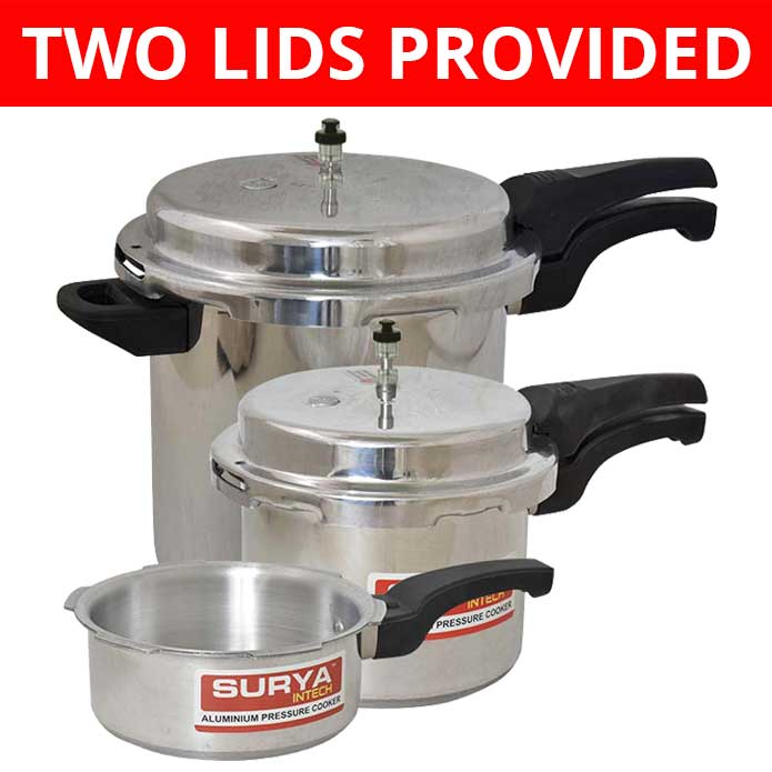 Surya Intech Pressure Cooker Combo 3 Units