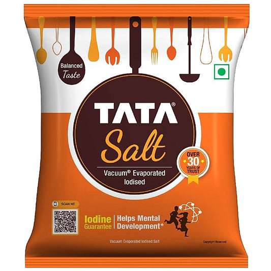 Tata Salt - Evaporated Iodised: 1 kg