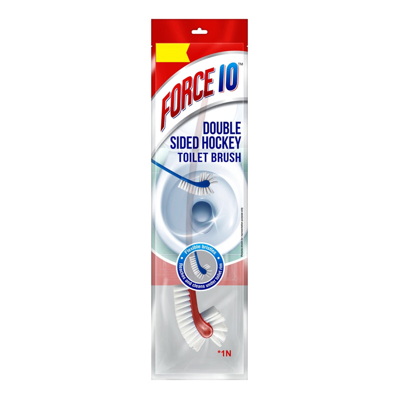 Force 10 Double Sided Hockey Toilet Brush 1 Unit