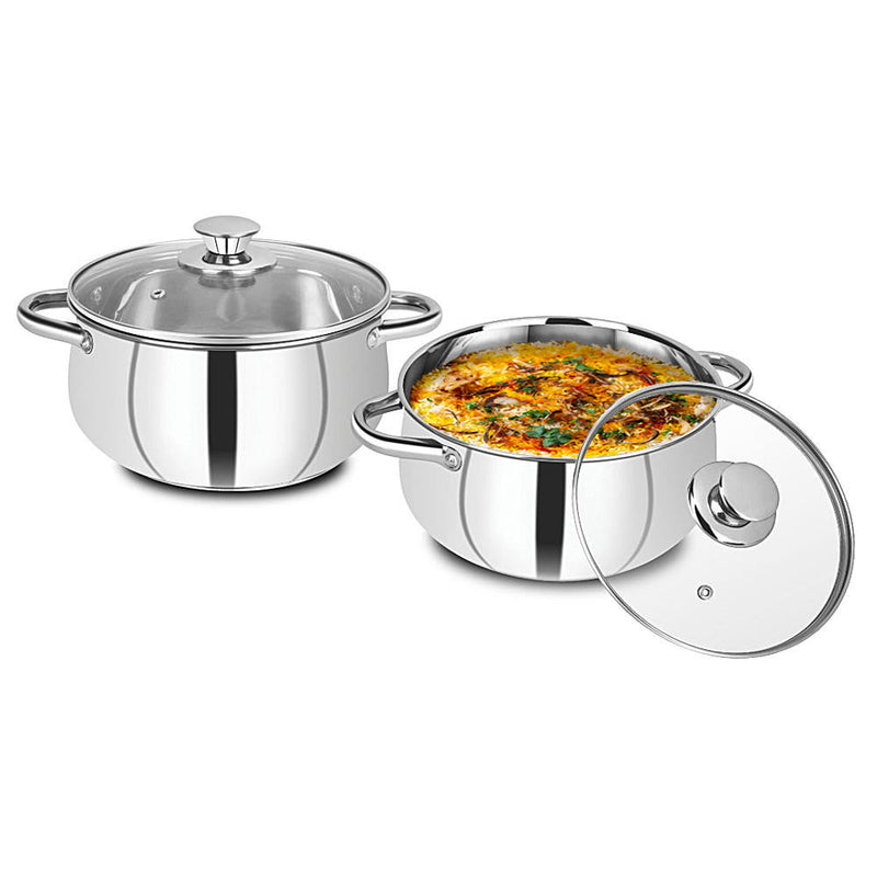 Bergner Stainless Steel Casserole Set 4 Units