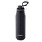 Borosil Stainless Steel Go Sport Water Bottle - Black 900 ml