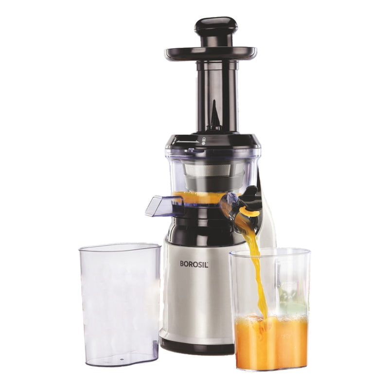 Borosil Health Pro Slow Juicer 200 W - Black (600 ml) 1 Unit