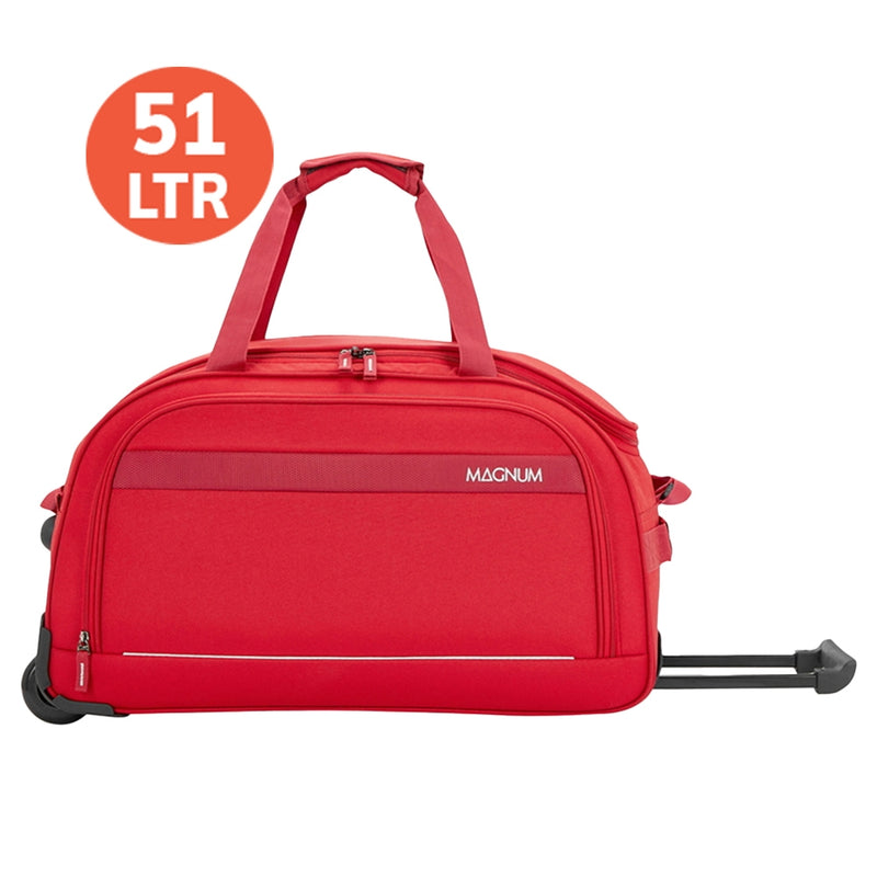 Safari Magnum Axe 56 Rl Rolling Duffle Bag (Red) - 51 L 1 Unit