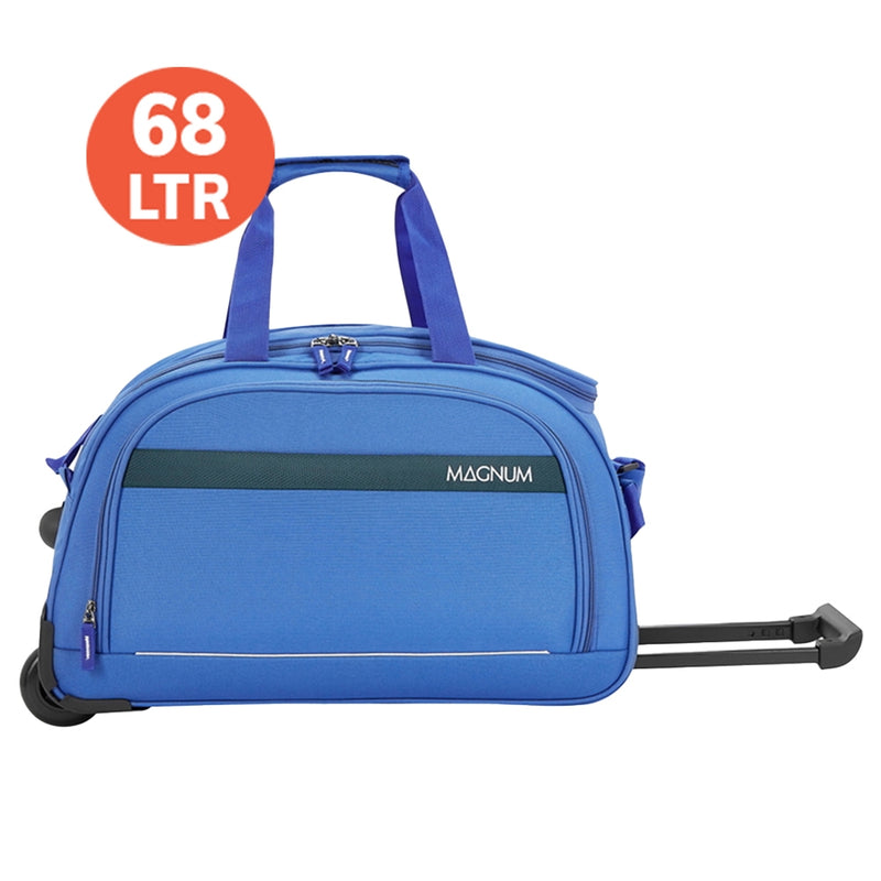 Safari Magnum Axe 63 Rl Rolling Duffle Bag (Blue) - 68 L 1 Unit