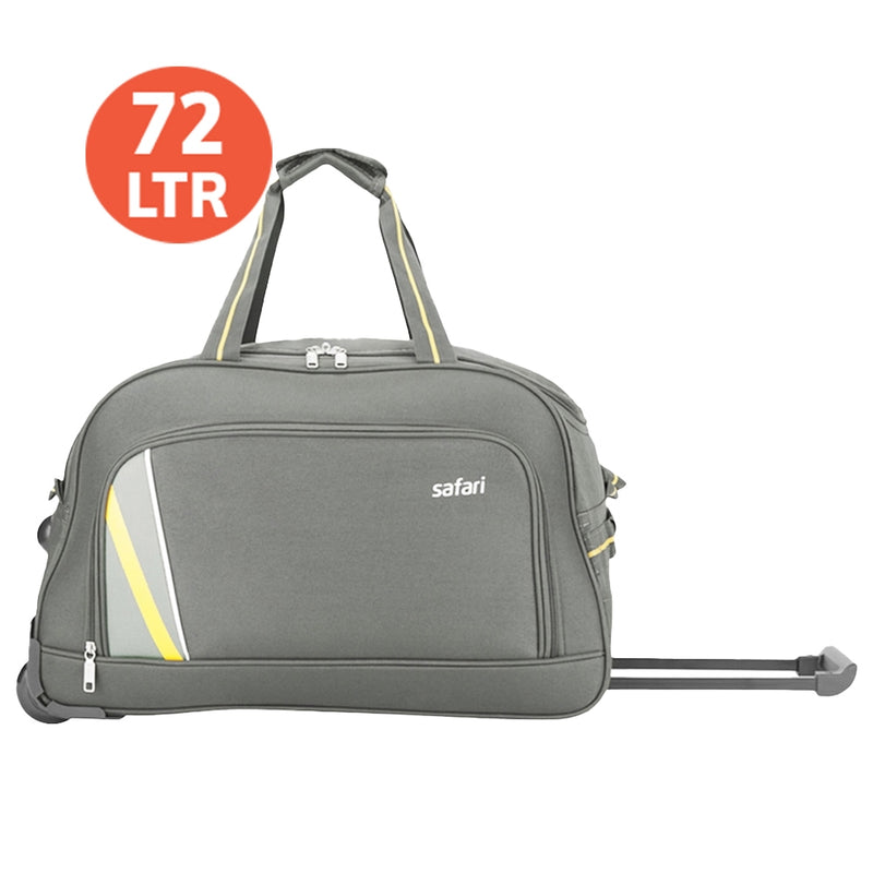 Safari Binary 67 RDFL Rolling Duffle Bag (Grey) - 72 L 1 Unit