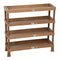 Prima Plastic 4 Shelf Shoe Rack Sandalwood 1 Unit