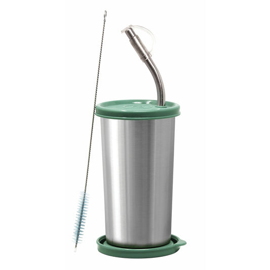 SignoraWare Sip Fast Small Stainless Steel Sipper - Green 420 ml