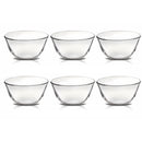 SignoraWare Delicious Borosilicate Glass Bowl -220ml Set of 6