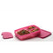 SignoraWare Plastic Small Compact Lunch Box - Pink 2 containers