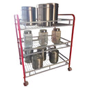 Right Kitchen 3-Tier Service Trolley -38.5x68x60 cm 1 Unit