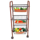 Right Kitchen 3 layer vegetable trolley - 34.5X71X26 1 Unit